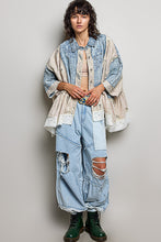 Load image into Gallery viewer, POL Vintage Embroidered Denim Shirt in Denim
