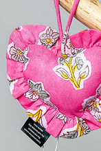 Load image into Gallery viewer, POL Floral Heart Quilted Charm in Fuchsia
