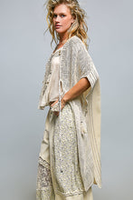 Load image into Gallery viewer, POL Woven Midi Cardigan in Natural
