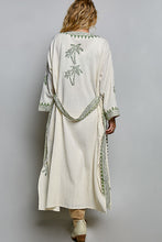 Load image into Gallery viewer, POL Palm Tree Print Maxi Cardigan in Natural
