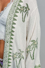 Load image into Gallery viewer, POL Palm Tree Print Maxi Cardigan in Natural
