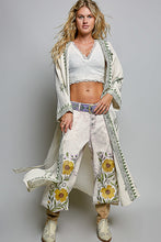 Load image into Gallery viewer, POL Palm Tree Print Maxi Cardigan in Natural
