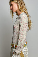 Load image into Gallery viewer, POL Ribbed Knit Long Sleeve Top in Latte
