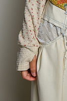 POL Ribbed Knit Long Sleeve Top in Latte