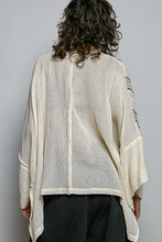 Load image into Gallery viewer, POL OVERSIZED Textured Panel Shirt in Black Multi
