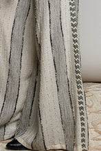 Load image into Gallery viewer, POL Wide Leg Textured Striped Pants in Black
