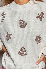 Load image into Gallery viewer, POL Chenille Christmas Sweater in Cream
