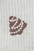 POL Chenille Christmas Sweater in Cream