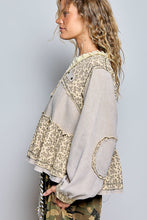 Load image into Gallery viewer, POL Vintage Washed Floral Gauze Balloon Sleeve Top in Sand/Natural
