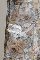 POL Vintage Patchwork Overalls in Ash Grey/Floral
