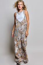 Load image into Gallery viewer, POL Vintage Patchwork Overalls in Ash Grey/Floral
