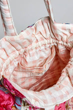 Load image into Gallery viewer, POL Floral Quilted Drawstring Shoulder Bag in Pink Multi
