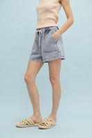 Wishlist Tencel Shorts in Denim