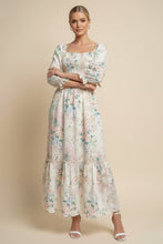 Load image into Gallery viewer, J.nna Floral Print Embroidered Maxi Dress in Spring Bloom
