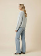 Lena Solid Color Knit Sweater in Soft Mint