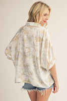 Jodifl Dolman Sleeves Metallic Top in White