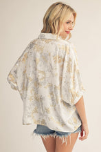 Load image into Gallery viewer, Jodifl Dolman Sleeves Metallic Top in White
