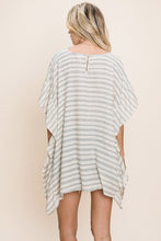 Load image into Gallery viewer, Cotton Bleu Cotton Striped Top in Cream Shirts &amp; Tops cotton bleu   
