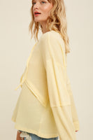 Listicle Solid Color Mix n Match Knit Top in Vanilla