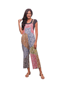 Sacred Threads Summer Splendor Patchwork Overalls Overalls Sacred Threads   