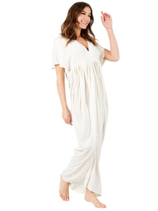 Lucca Couture HYDRANGEA Maxi Dress in Ivory Dress Lucca Couture   