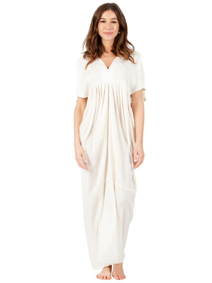 Lucca Couture HYDRANGEA Maxi Dress in Ivory Dress Lucca Couture   