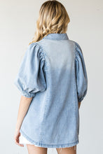 Load image into Gallery viewer, First Love Button Down Denim Top  First Love   
