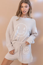 Load image into Gallery viewer, Blue B Smiley Face Top and Short Set in Beige Set Blue B   

