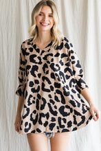 Load image into Gallery viewer, Jodifl Leopard Dolman Half Sleeves Top Shirts &amp; Tops Jodifl   
