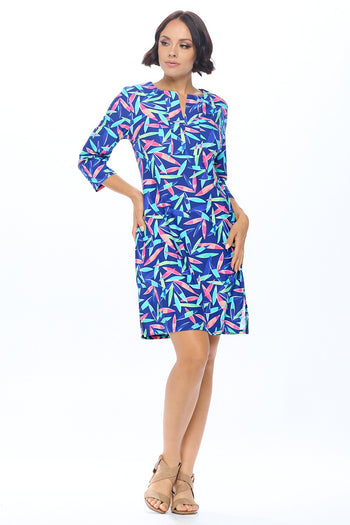 Aryeh "Julie" Dress in Navy Dresses Aryeh   