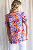 Jodifl Floral Print Top in Pink