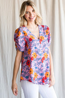 Jodifl Floral Print Top in Pink