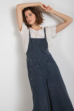 Load image into Gallery viewer, Easel Washed Cotton Jumpsuit/Overalls in Faded Denim Overalls Easel   
