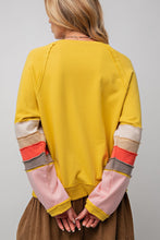 Load image into Gallery viewer, Easel Loose Fit Terry Knit Top in Sunflower Shirts &amp; Tops Easel   
