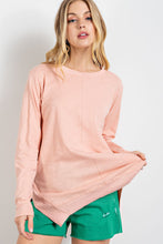 Load image into Gallery viewer, Easel Loose Fit Cotton Top in Peach  Easel   
