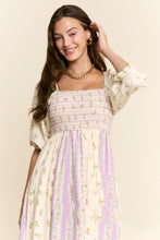 Load image into Gallery viewer, J.nna Mixed Multi Floral Maxi Dress in Lavender Multi
