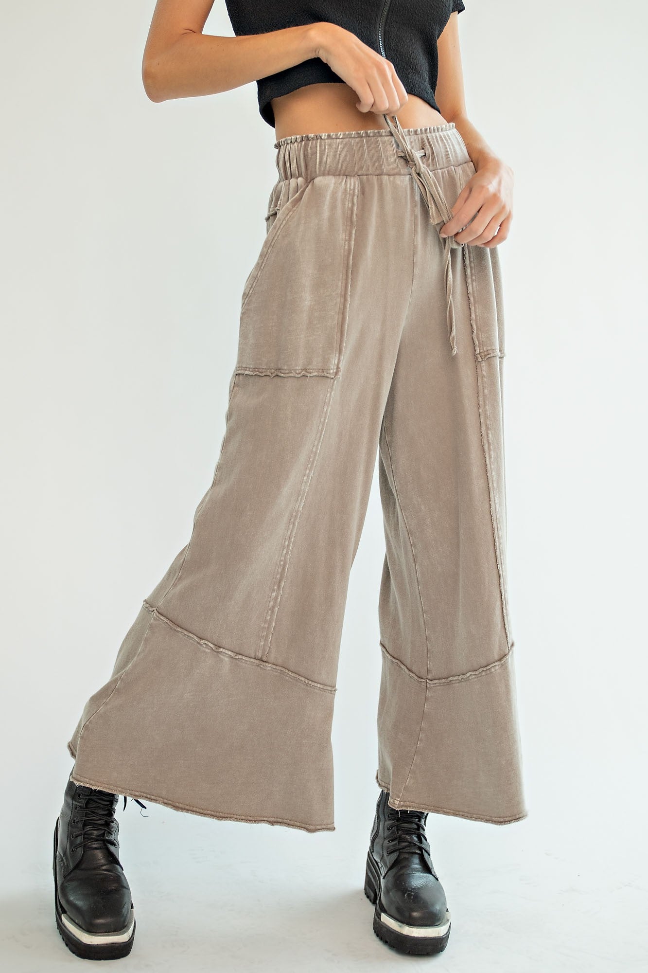 Easel Cotton Gauze Pants in Olive – June Adel