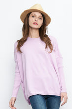 Load image into Gallery viewer, Newbury Kustom Boxy Fit Sweater in Lavender Shirts &amp; Tops Newbury Kustom   
