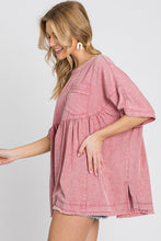 Load image into Gallery viewer, Sewn+Seen Oversized Baby Doll Top in Mauve ON ORDER Shirts &amp; Tops Sewn+Seen   
