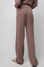 Load image into Gallery viewer, Easel Knitted Sweater Lounge Pants in Chocolate (PANTS ONLY) Pants Easel   
