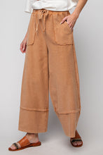 Load image into Gallery viewer, Easel Terry Palazzo Pants in Cinnamon Pants Easel   
