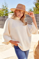 Jodifl Turtleneck Sweater in Ivory Sweaters Jodifl   