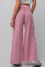 Load image into Gallery viewer, Easel Inside Out Terry Knit Pants in Dried Rose Pants Easel   
