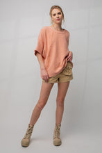 Load image into Gallery viewer, Easel Cotton Gauze Boxy Top in Apricot Shirts &amp; Tops Easel   
