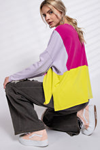 Load image into Gallery viewer, Easel Mineral Washed Cotton Top in Magenta Shirts &amp; Tops Easel   

