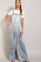 Load image into Gallery viewer, ee:some Mineral Washed Tie Dye Jumpsuit in Denim Jumpsuit eesome   
