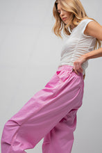 Load image into Gallery viewer, Easel Parachute Cargo Pants in Barbie Pink Pants Easel   
