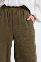 Load image into Gallery viewer, Easel Cotton Gauze Pants in Olive Pants Easel   

