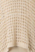 Load image into Gallery viewer, Miracle Beach Cover Up Lightweight Sweater Top in Beige  Miracle   
