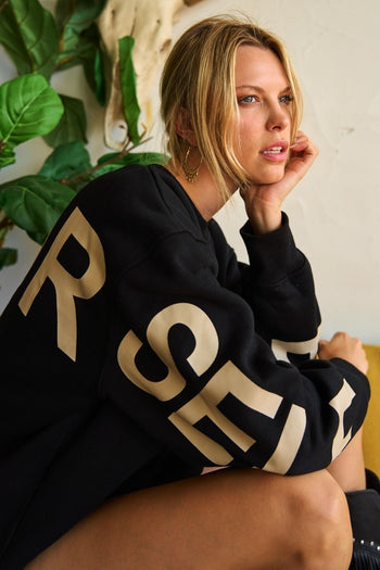 Jade by Jane BE YOURSELF LOVE YOURSELF Sweatshirt in Black